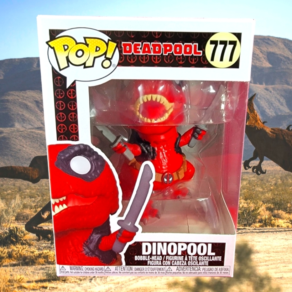 Dinopool funko # 777 (nib) with pop protector